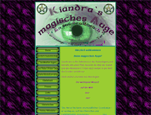 Tablet Screenshot of kiandras-magisches-auge.de